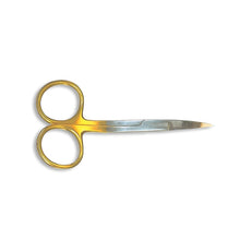 Load image into Gallery viewer, Madeira 020N9478 High-quality Double Curved Embroidery Scissors 10.5cm, 22 carat Gold-Plated
