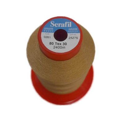 Amann 3099-0261 SERAFIL 80 2400M FS0 Polyester for Shoes, Belts Suitcase and Bags -
