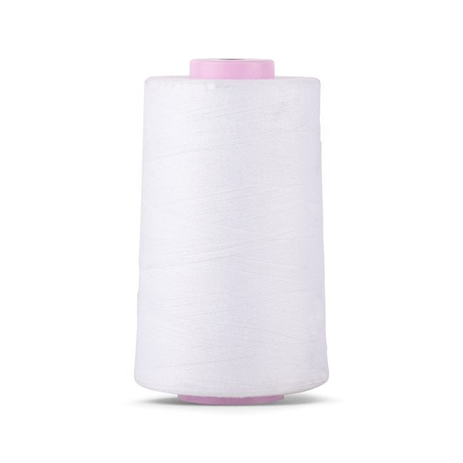 Amann 0300-1000 Saba 120 Tex 24 5000M Co Polyester, core spun-Off White