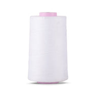 Amann 0300-1000 Saba 120 Sewing Thread Tex 24 5000M Co Polyester, core spun-Off White