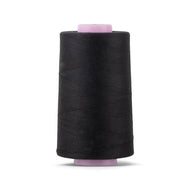 Amann 0300-4000 Saba 120 Sewing Thread Tex 24 5000M Co Polyester, core spun-Black.