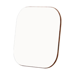 Unisub Hardboard Gloss White Coaster - Square 4 x 4 inch/ 102 x 102 mm 40/CS