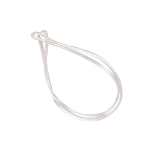 Unisub Clear Plastic Bag Tag Loops 9" Strap/ 229 mm 50/CS
