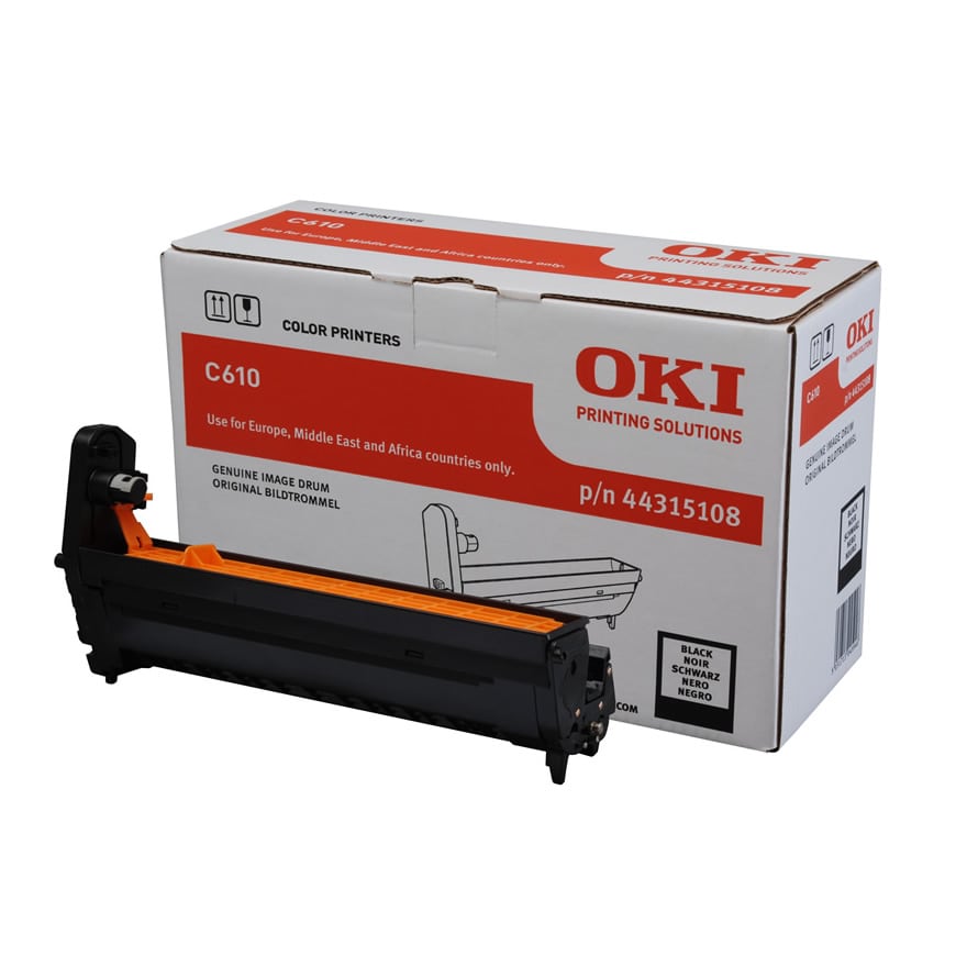 OKI EP-CART Image Drum for C610 / C610DN / C610DM -Black Yields 20000 pages of A4