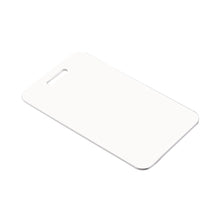 Unisub Aluminum Semi-Gloss White Bag Tag- Rectangle 2 Sided 1.75”x 3.5&quot; / 44 x 89 mm 50/CS  ، تحميل الصورة في عارض المعرض

