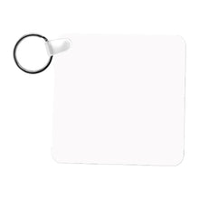 Unisub FRP Gloss White KeyChain-Square 2 Sided 2.25 X 2.25 inch/ 57.2 X 57.2mm 50/CS  ، تحميل الصورة في عارض المعرض

