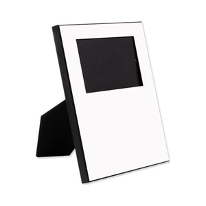 Unisub MDF Gloss White Offset Picture Frame (for 4 x 6 inch / 100 x 150 mm Photo) 8 x 10 inch / 203 x 254 mm 12/CS