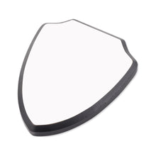 Unisub MDF Gloss White Shield Plaque w/Black Edge 7.5 x 9.13 / 191 x 232 mm 6/CS  ، تحميل الصورة في عارض المعرض

