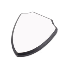 Unisub MDF Gloss White Small Shield Plaque with Black Edge  5 x 6 inch/ 127 x 152 mm 15/CS  ، تحميل الصورة في عارض المعرض


