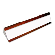 Unisub Wood/Aluminium Gloss White Mahogany Name Plate Holder W/Aluminium Insert 9.375 10/CS  ، تحميل الصورة في عارض المعرض

