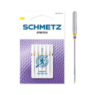 SCHMETZ 713087 130/705 H-S VMS Stretch Needles 75/11 for Brother PR & Home Embroidery Machines - Pack of 5