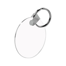 Load image into Gallery viewer, Unisub 4411 Aluminum Gloss White Keychain - Round 2 Sided 2&quot; / 51 mm Round 50Cs
