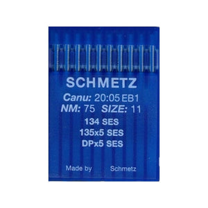 SCHMETZ 729394 DPX5 SES for Brother Nexio Industrial Sewing Machines 75/11- Pack of 10