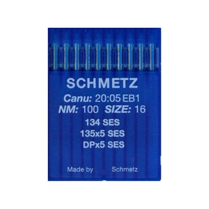 SCHMETZ 729484 DPX5 SES for Brother Nexio Industrial Sewing Machines 100/16 - Pack of 10