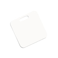 Load image into Gallery viewer, Unisub 4622 Aluminum Semi-Gloss White Bag Tag - Square 2 Sided  3&quot; x 3&quot; / 76 x 76 mm
