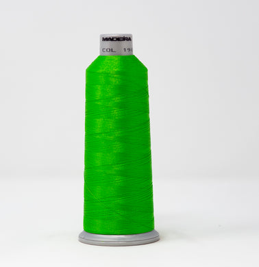 Madeira 9181901 POLYNEON NO.40 5000m Embroidery Thread -Fluorescent Green