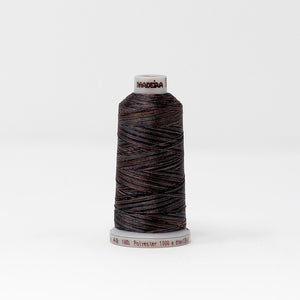 Madeira 9191517 POLYNEON NO.40 1000m Embroidery Thread - Multi Grey
