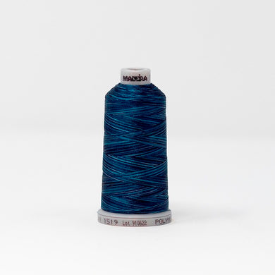 Madeira 9191519 POLYNEON NO.40 1000m Embroidery Thread -Multi Blue