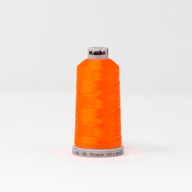 Madeira 9191521 POLYNEON NO.40 1000m Embroidery Thread - Autumn Orange