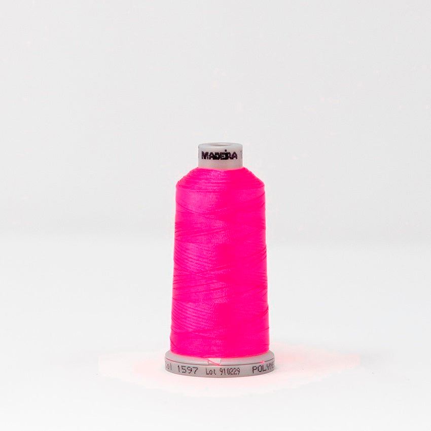 Madeira 9191597 POLYNEON NO.40 1000m Embroidery Thread Fluorescent Pink