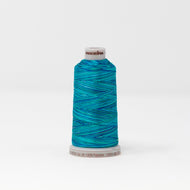 Madeira 9191601 POLYNEON NO.40 1000m Embroidery Thread - Multi Light Blue