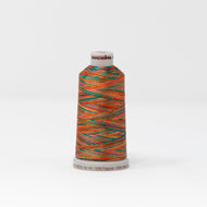 Madeira 9191604 POLYNEON NO.40 1000m Embroidery Thread - Multi Col Brown