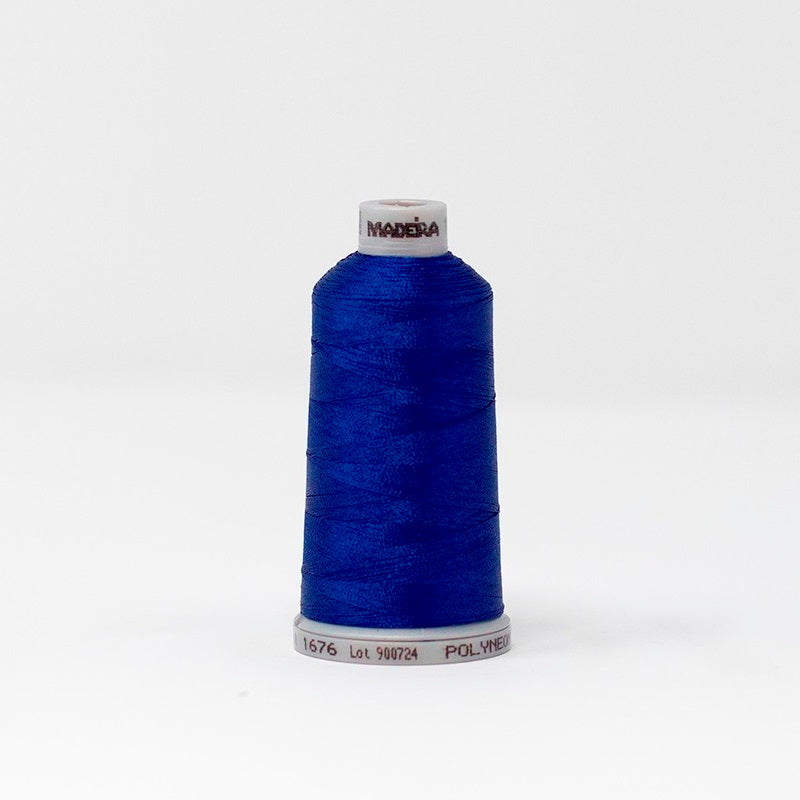 Madeira 9191676 POLYNEON NO.40 1000m Embroidery Thread - Hanukkah Blue