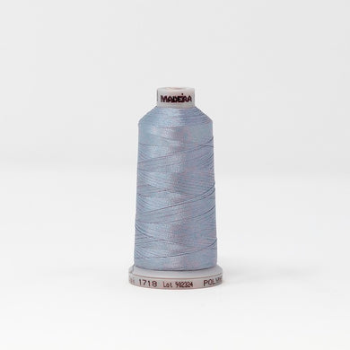 Madeira 9191718 POLYNEON NO.40 1000m Embroidery Thread - Overcast Gray
