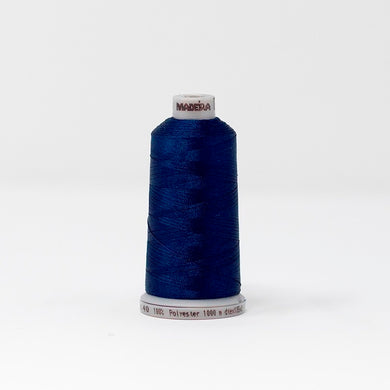 Madeira 9191764 POLYNEON NO.40 1000m Embroidery Thread - Denim