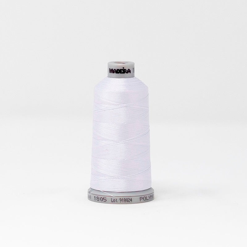 Madeira 9191805 POLYNEON NO.40 1000m Embroidery Thread -Fluorescent White