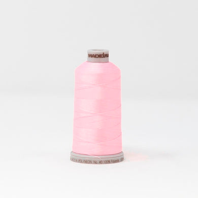 Madeira 9191815 POLYNEON NO.40 1000m Embroidery Thread - Baby Pink
