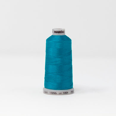 Madeira 9191846 POLYNEON NO.40 1000m Embroidery Thread - Dark Teal