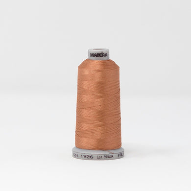 Madeira 9191926 POLYNEON NO.40 1000m Embroidery Thread - Dark Champagne