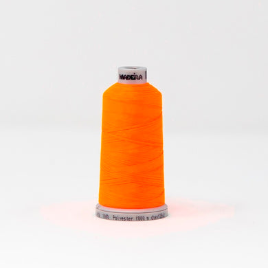 Madeira 9191946 POLYNEON NO.40 1000m Embroidery Thread - Flour Orange