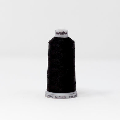 Madeira 9192800 POLYNEON NO.40 1000m Embroidery Thread -Black