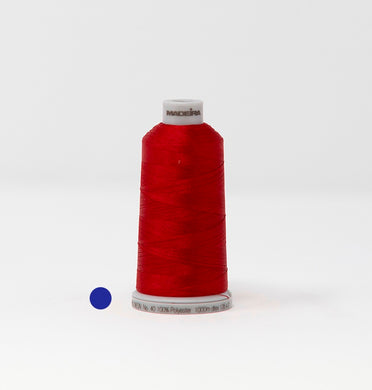 Madeira 9241747 POLYNEON NO.60 1500m Embroidery Thread - Candy Apple Red
