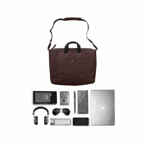 Crumpler BABW-002 Bavarian Boomer Weekender Travel Bag fits 13-inch Laptops-Dark Brown