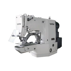 Brother BE-438DP Electronic Direct Drive Lockstitch Button Sewer Machine.