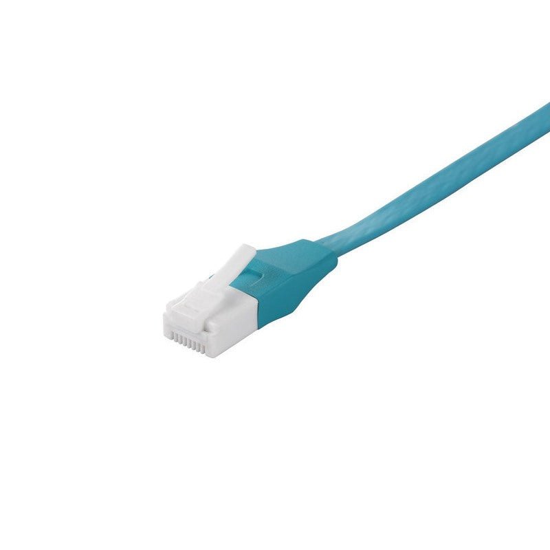 BSLS6FU10LGW Cat6 Flat LAN cable , 1.0M , Break-proof latching tub Gray