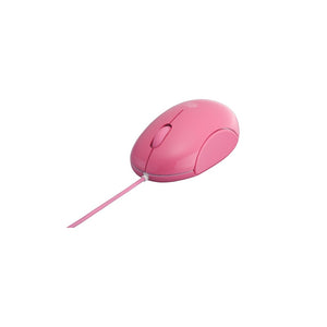 Buffalo BSMBU06PKW Pink USB Been's Style Blue LED Mouse