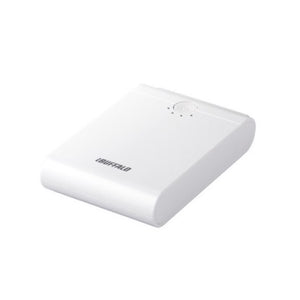 iBuffalo BSMPB07WHME Power Bank for Smartphone/Tablets 10400mAh-White