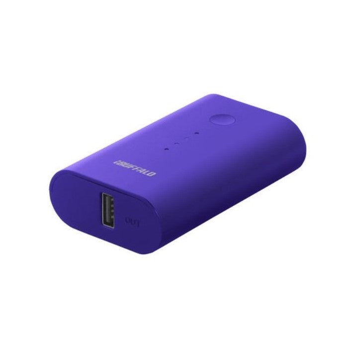 iBuffalo BSMPB09PUME Power Bank for Smartphone/Tablets 5200mAh-Purple