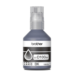 Brother BTD100BK All-in-One Ink Tank Duplex Printer Ink Bottle Yields 7500 pages-Black
