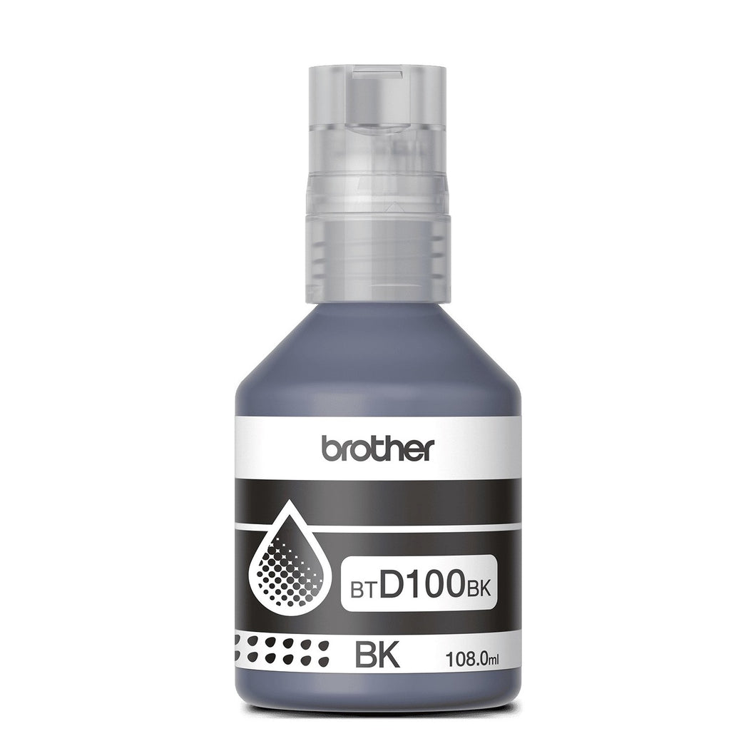 Brother BTD100BK All-in-One Ink Tank Duplex Printer Ink Bottle Yields 7500 pages-Black