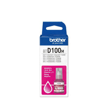 Load image into Gallery viewer, Brother BTD100M All-in-One Ink Tank Duplex Printer Ink Bottle Yields 5000 pages-Magenta
