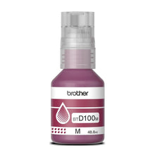 Load image into Gallery viewer, Brother BTD100M All-in-One Ink Tank Duplex Printer Ink Bottle Yields 5000 pages-Magenta
