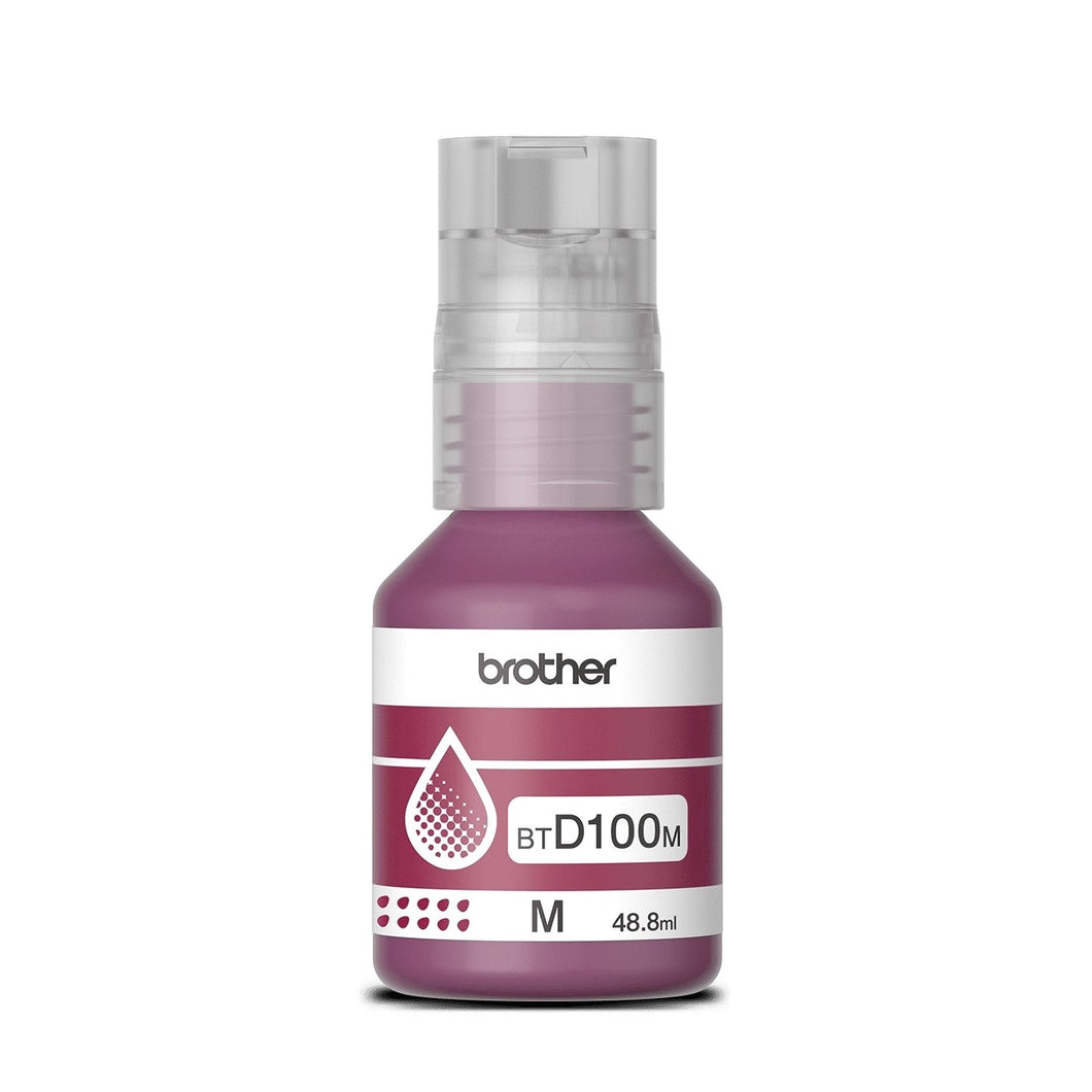 Brother BTD100M All-in-One Ink Tank Duplex Printer Ink Bottle Yields 5000 pages-Magenta