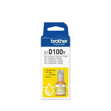 Load image into Gallery viewer, Brother BTD100Y All-in-One Ink Tank Duplex Printer Ink Bottle Yields 5000 pages-Yellow
