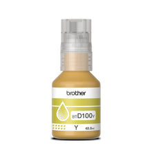 Load image into Gallery viewer, Brother BTD100Y All-in-One Ink Tank Duplex Printer Ink Bottle Yields 5000 pages-Yellow
