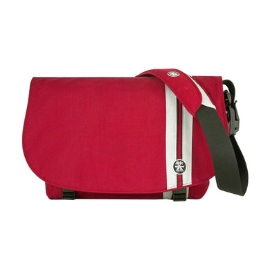 Crumpler CHD-009 Cheesy Disco Laptop/Messenger Bag fits 12–15-inch Laptops-Firebrick Red / White